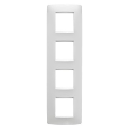 Placa ornament cproiector horus one - in technopolymer - 2+2+2+2 modul vertical - white - cproiector horus