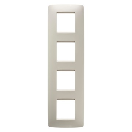 Placa ornament cproiector horus one - in technopolymer - 2+2+2+2 modul vertical - ivory - cproiector horus