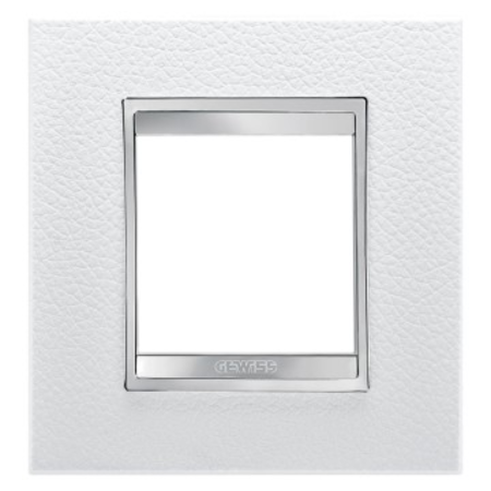 Placa ornament CProiector HORUS LUX international - IN TECHNOPOLYMER LEATHER FINISHING - 2 modul - WHITE - CProiector HORUS