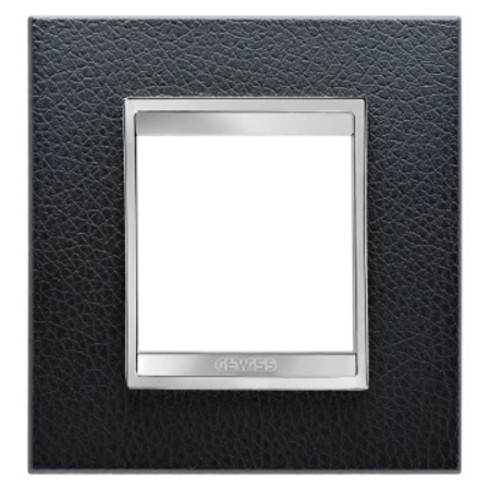 Placa ornament cproiector horus lux international - in technopolymer leather finishing - 2 modul - black - cproiector horus