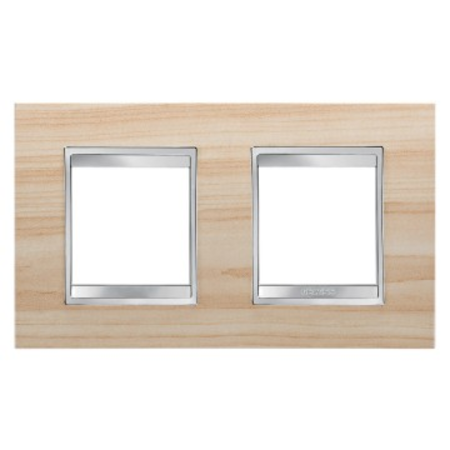 Placa ornament cproiector horus lux international - in technopolymer finisaj lemning - 2+2 modul horizontal - maple - cproiector horus