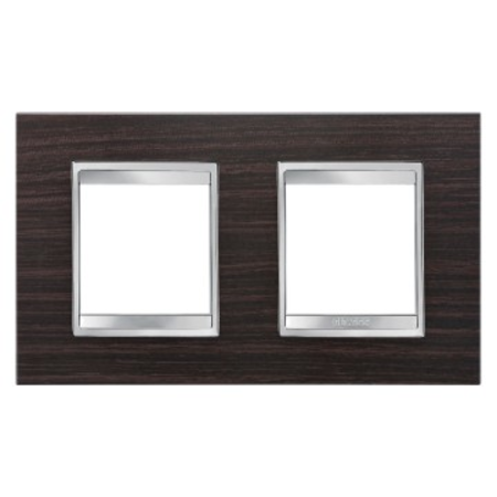 Placa ornament cproiector horus lux international - in technopolymer finisaj lemning - 2+2 modul horizontal - wenge - cproiector horus