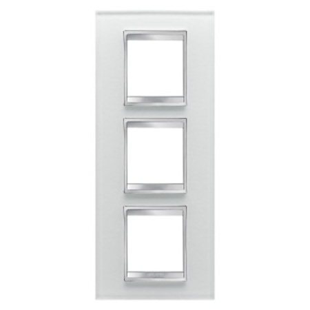 Placa ornament cproiector horus lux international - in glass - 2+2+2 modul vertical - ice - cproiector horus