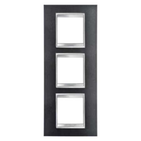 Placa ornament CProiector HORUS LUX international - IN PAINTED TECHNOPOLYMER - 2+2+2 modul VERTICAL - SLATE - CProiector HORUS