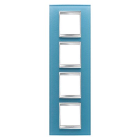 Placa ornament CProiector HORUS LUX international - IN GLASS - 2+2+2+2 modul VERTICAL - AQUAMARINE - CProiector HORUS