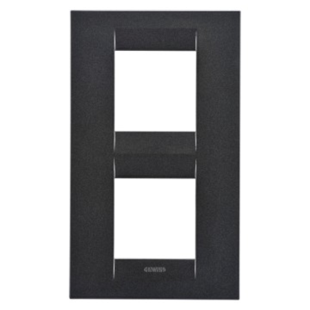 Placa ornament CProiector HORUS GEO International - IN PAINTED TECHNOPOLYMER - 2+2 modul VERTICAL - SLATE- CProiector HORUS