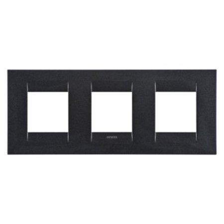 Placa ornament CProiector HORUS GEO International - IN PAINTED TECHNOPOLYMER - 2+2+2 modul HORIZONTAL - SLATE - CProiector HORUS