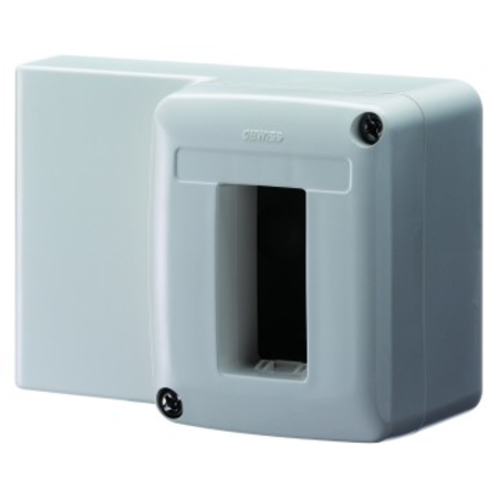 SELF-SUPPORTING DEVICE BOX FOR SYSTEM DEVICE - FOR MINI TRUNKING - 1 modul - WHITE RAL 9010