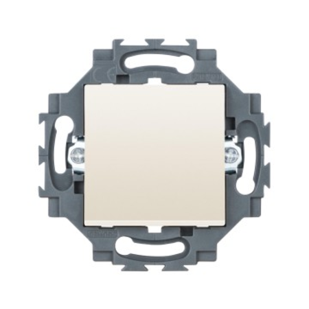 Intrerupator 1p 250v ac - quick wiring terminals - 10ax - illuminable - neutral - ivory – dahlia