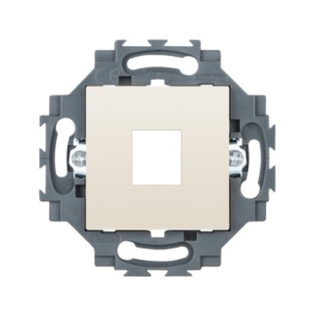 ADAPTER FOR HOUSING DATA SOCKET - AMP/KEYSTON JACK - 2 MODULE - IVORY - DAHLIA