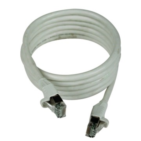 Rj45-rj45 patch-cords - 4 - shielded - category 5e ftp 24 awg - cable: 0,5m - grey