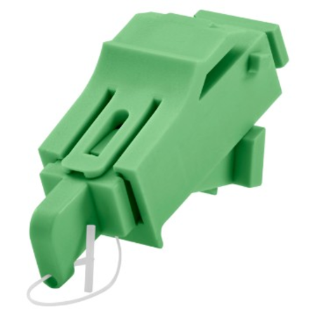 Sc/apc angled adapter - green (ral 6018)