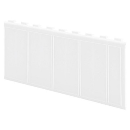 Plastic module cover profile - 4,5 module - white ral9016