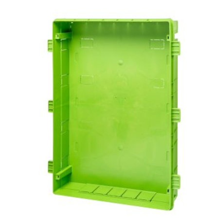 BACK BOX FOR FLUSH MOUNT. ENC. 36M GREEN