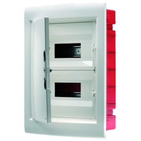 Tablou electric - PANEL WITH WINDOW AND EXTRACTABLE FRAME - BLANK DOOR - TERMINAL BLOCK N 2X[(3X16)+(11X10)] E 2X[(3X16)+(11X10)]-24M (12X2) IP40