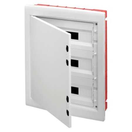 Tablou electric - PANEL WITH WINDOW AND EXTRACTABLE FRAME - BLANK DOOR - TERMINAL BLOCK N 3X[(3X16)+(17X10)] E 3X[(3X16)+(17X10)] - 54M (18X3) IP40