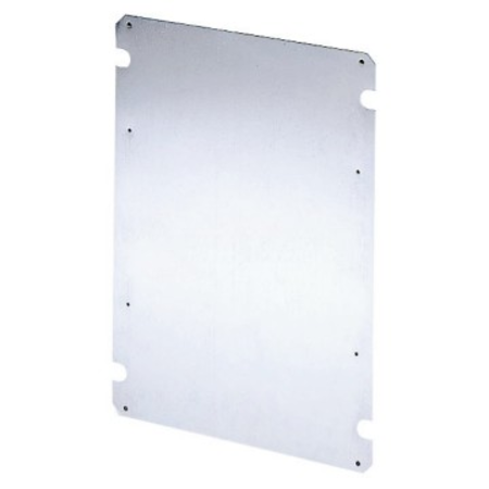 BACK-MOUNTING PLATE IN GALVANISED STEEL 200X254