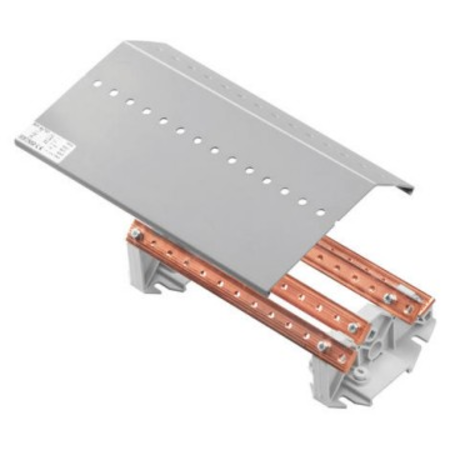 HORIZONTAL FOUR POLE DIVIDER - 250A - 258X190X70MM 16 module ON PROFILE EN 50022 - CVX 630K/CVX 630M/ CVX 1600