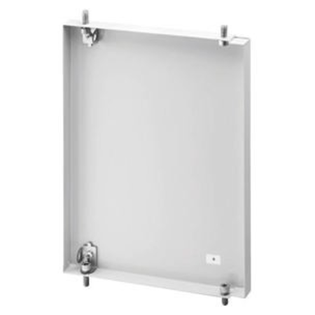 HINGED ENCLOSURE DOOR IN METAL FOR BOARDS 405X650 - GREY RAL 7035