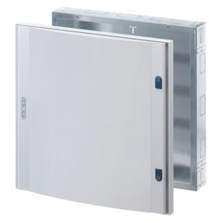 CVX Tablou electric 160I - FLUSH-MOUNTING - 600x600x105 - 96(24x4) module - IP40 - BLANK DOOR IN SHEET METAL- WITH 2 LOCKS -GREY RAL7035