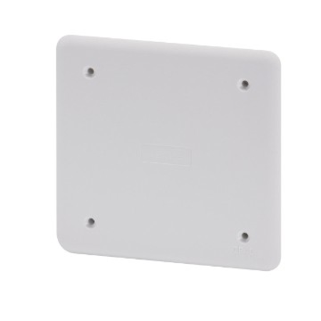 Capac doza - FOR PT/PT DIN AND PT DIN GREEN WALL BOXES - 92X92 - IP40 - WHITE RAL9016