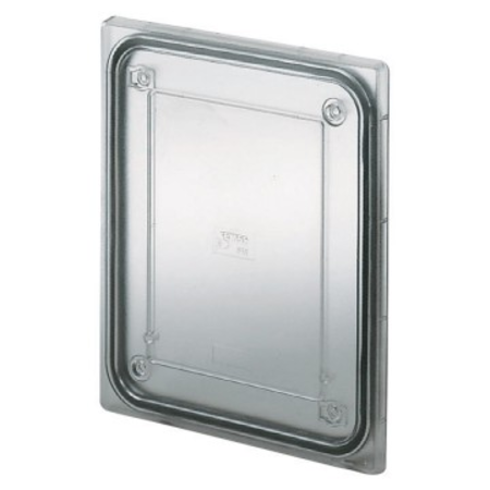 PROTECTED WATERTIGHT TRANSPARENT SHOCKPROOF LID FOR PTC JUNCTION BOXES - DIMENSIONS 138X169X70 - IP55