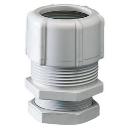 Shockproof polymer conduit/box mufa - hole Ø 37mm - for external conduits 32mm - grey ral7035 - ip66