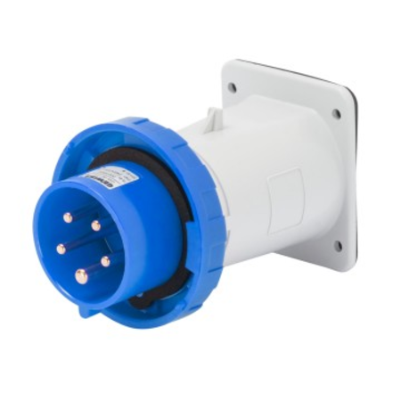 Stecher fisa industriala fixa - IP67 - 2P+E 16A 200-250V 50/60HZ - BLUE - 6H - Strangere cu surub