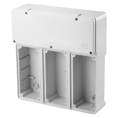 MODULAR BASE FOR MOUNTING COMBINATION OF FIXED VERTICAL SOCKET OUTLET - 3 16/32A SBF - IP55