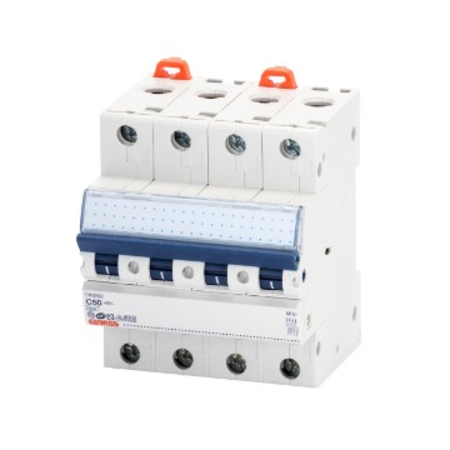 Siguranta automata - MT 60- 4P CHARACTERISTIC C 50A - 4 module