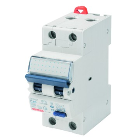 COMPACT Intrerupator diferentialcu protectie la supracurent - MDC 45 - 2P Curba C 20A TYPE AC Idn=0,03A - 2 module