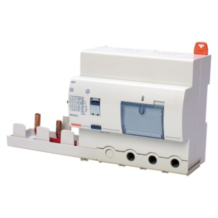 ADD ON Intrerupator diferential FOR MTHP CIRCUIT BREAKER - 3P 125A TYPE AC INSTANTANEOUS Idn=0,03A - 6 module