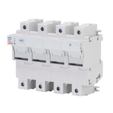 Disconnectable fuse holder - 3p+n 22x58 690v 100a - 8 module