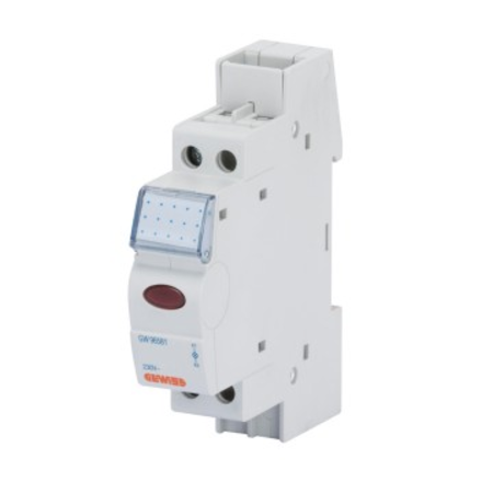 Lampa semnalizare - SINGLE - WHITE - 230V - 1 modul