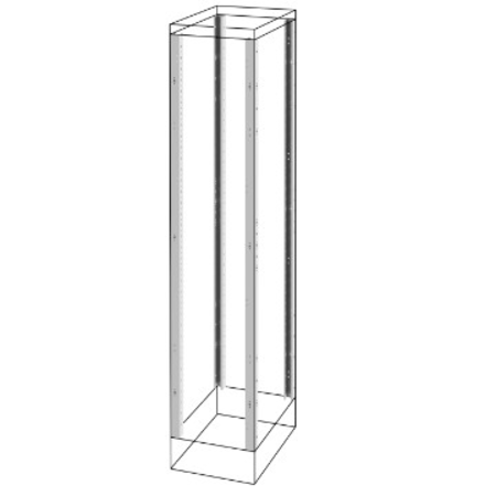 UPRIGHTS AND FUNCTIONAL FRAME - EXTERNAL COMPARTMENT - QDX 1600 H - 400X1800MM