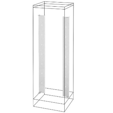 REDUCED UPRIGHTS AND FUNCTIONAL FRAMES - SIDE COMPARTMENT - QDX 1600 H - 1800X600MM