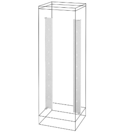 REDUCED UPRIGHTS AND FUNCTIONAL FRAMES - SIDE COMPARTMENT - QDX 1600 H - 2000X600MM