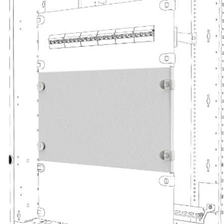 BLIND FRONT PANEL - QDX - 600X100MM