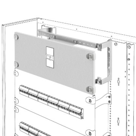 Chit montaj pentru Intrerupator compact tip Usol ON PLATE - VERTICAL - FIXED VERSION - MSX/D/M/c 160-250 - 600x300MM