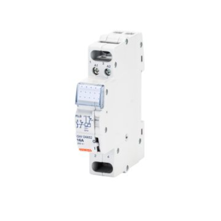 Releu pentru iluminat - 16A - 1 CHANGEOVER 12V ac - 1 modul