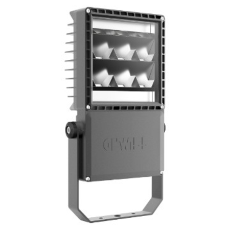 Proiector LED tip SMART [PRO] 2.0 - 1 modul - Dimabil 1-10 V - ASYMMETRICAL A2 - 3000K (CRI 70) - IP66 - PROTECTION CLASS I