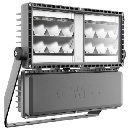 Proiector LED tip SMART [PRO] 2.0 - 2 module - Dimabil DALI - ASYMMETRICAL A1 - 3000K (CRI 70) - IP66 - PROTECTION CLASS II