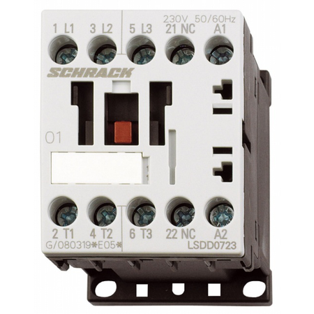 Contactor 3kw/400v 1nd ac24v schrack