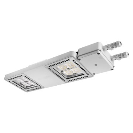 Corp de iluminat cu led SMART [4] - HE - 2 module - EMERGENCY - 1 X DALI DT6 + 1 X DALI DT1 (EMERG. 3H) - ASYMMETRICAL OPTIC - 3000 K - IP65 - CLASS I