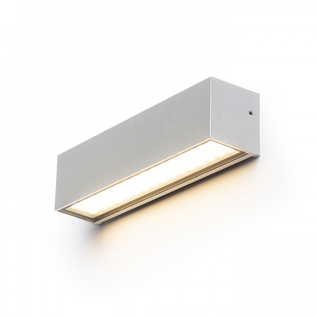 CAMARGUE Corp de iluminat aplica gri argintiu satinated sticla 230V LED 6W IP65 3000K