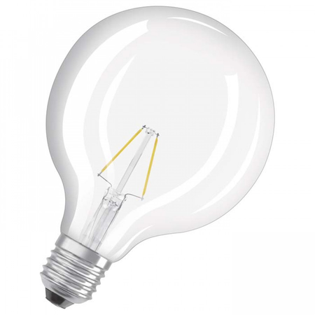 OSRAM Retrofit Globe 125 clear 230V E27 LED EQ25 2700K