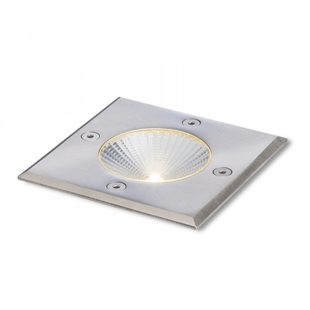 RIZZ SQ 105 stainless steel 230V LED 3W 96° IP65 3000K