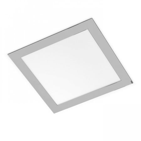 SLENDER SQ 22 corp de iluminat incastrat negru crom 230V LED 18W 3000K