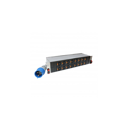 19 meterosu and switched pdu lcs³ cu iec 60320 standard - 16xc13 and 3 m power supply cord cu iec 2p+e plug