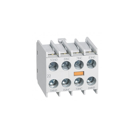 Add on auxiliary block pentru mini contactors ctx³ - 2 no + 2 nc - front mounting